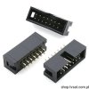 8613-014-10-24-345 Connector 2 x 7 Pin Gold THT FCICONN