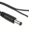 Przewód zasilania złącze A: Zasilanie DC 2,1 mm, złącze B: Bez zakończenia 1.8m Czarny