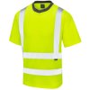 Leo Workwear T01-Y-LEO Żółty Unisex T-Shirt odblaskowy 6XL