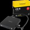 5401400+1001622 INTENSO Ext. CD/DVD burner + 10 CD-R