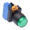 YW1L-M2E10Q4G Green 24V illuminated 22mm Momentary Push Button Switch NO IP65 IDEC