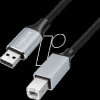 CU0107 USB 2.0 cable, A connector to B connector, 2.0 m