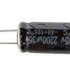 Kondensator 2200μF 35V dc Osiowy, Otwór przelotowy RS PRO 16 x 31mm