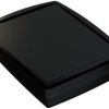 ABS handheld enclosure, (L x W x H) 184.4 x 144.15 x 38.35 mm, black, IP67, 4U34191504009
