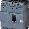 Wyłącznik kompaktowy MCCB, 4-biegunowy, 125A, Siemens, 3VA1