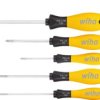 Wiha Zestaw Wkrętaków SoftFinish płaski, Phillips 5-cz. 302ESDHK501 27252