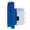 Gniazdo tablicowe 10/16A 2P+Z SCHUKO 230V niebieskie IP54 105-0b