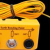 1903EC062 ESD earthing box 2x banana socket, 1x push-button 10 mm, 3-m con