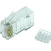 Wtyk 8p8c RJ45 UTP kat.6 na drut (1.10mm), 2-częściowy