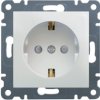 LUMINA Gniazdo pojedyncze z uziemieniem schuko z przesłoną styków białe WL1060 HAGER