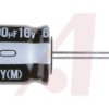 Kondensator 10μF 100V dc Radialny, Otwór przelotowy Nichicon roztaw: 2mm 5 (Dia.) x 11mm