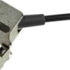 D-Sub connector housing, size: 2 (DA), angled 45°, cable Ø 3 to 12.5 mm, metal, gray, 09670150334280