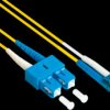 LW-902LS Optical Fiber Cable Duplex OS2 9/125µ LC/SC, 2m, yellow