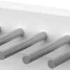 Pin header, 5 pole, pitch 3.96 mm, straight, natural, 640384-5
