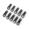 Klucz kodowy iButton 1-wire S0990-BK - kompatybilny z DS1990A-F5 - uchwyt czarny - 10szt.