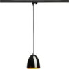 Lampa do systemu szynowego, wysokonapięciowego SLV GU10 czarny, złoty