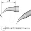 C115118 C115 soldering tip, round, C115118/dia. 0.1 mm, curved