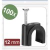 Quadrios 24CA434 Cable clips Black Ø range 8 to 12 mm 100 pcs