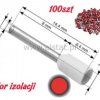 Końcówka rurkowa izolowana 1,0 L= 8mm (100szt)