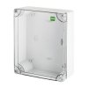 Puszka n/t Industrial 313x253x115 szara IP65 pokrywa transparentna 2723-01 EPN