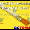 Pędzel ESD do topników i past 12mm drewniany