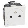 MOSAIC - Gniazdo 2P+Z 16 A - 250 V~ płaskie - zaciski automatyczne 278112L