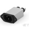 Filtr wejściowy złącza IEC 6A TE Connectivity Montaż na kołnierzu