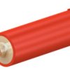 Laboratory adapter, 2 mm plug to 4 mm socket, red, CAT II, 24.0115-22