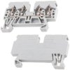 Blok zacisków przelotowych WAGO 870-831 poziomy: 1 870 Szary raster: 5 mm 500V 2.5mm² Zacisk klatkowy