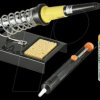 51213 Soldering set 230 V/30W, iron, bracket, pump, tin