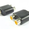 Rozgałęźnik RCA wt.RCA/2gn.RCA