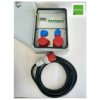 Metalowa Rozdzielnica Ścienna Cee 32A 16A 2X230v Z Kablem Miernika Mocy 5M...