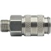 Quick-release coupling, L 38 mm, 35 bar, stainless steel, for hose, 107193