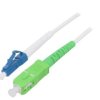 SCA-LCU/OS2-030WH Patch cord światłowodowy OS2 LC/UPC,SC/APC 3m LSZH biały