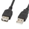 Przedłużacz Usb 2.0 High Speed 1,8M Lanberg Ca-Usbe-10Cc-0018-Bk