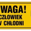 ZNAK - NC024 Obiekt klimatyzowany 90 x 30 cm PN - Płyta 1mm