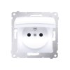 SIMON 54 Gniazdo do wersji IP44 białe z przesłonami BEZ USZCZELKI do ramek wielokrotnych DGZ1BUZ.01/11 KONTAKT SIMON