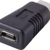 adapter USB 2.0 Renkforce RF-4381086 rf-usba-11, [1x złącze męskie USB-C - 1x złącze żeńskie Micro-B USB 2.0]
