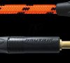 15232 BLACKLIGHT PR instrument cable, 6 m, thread, orange, 6.3 mm jack