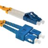 Patchcord SC/UPC-LC/UPC SM 9/125 duplex 1m