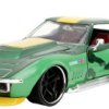 JADA TOYS Street Fighter 1969 Chevrolet Corvette Stingray ZL1 z figurką Cammy White gotowy model Model samochodu