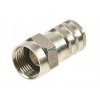 F wtyk na przewód RG6U zaciskany z uszczelką