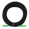 Patchcord światłowodowy SM SC/APC-SC/APC simplex 3mm G657A2 bezhalogenowy LSOH zewnętrzny DROP czarny 50m NEKU