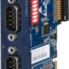 Karta rozszerzeń PCIe, RS232, l. portów: 2, Szeregowe