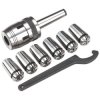 Sealey SM2503MCSET Mill Chuck Set Mt2-m10 Ø3-10mm