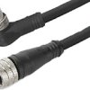 Przewód czujnik-siłownik ze złączem Złącze M12 liczba rdzeni 4 długość 5m Rodzaj A Żeńskie Złącze B Złącze M12