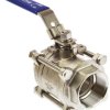 Zawór kulowy korpus ze stali nierdzewnej BSPP 68bar 2cal 1000psi RS PRO