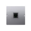 SIMON BASIC Gniazdo telefoniczne RJ11 uniwersalne pojedyncze (moduł) stal inox BMTU.01/21 KONTAKT SIMON