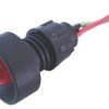 Led z przewodami Fi.10 230V AC czerwona