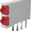 Moduł LED 2 x zielony, zielony (D x S x W) 15.5 x 2.5 x 12 mm Signal Construct DBI01322 DBI01322